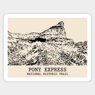 Pony Express National Historic Trail Sticker